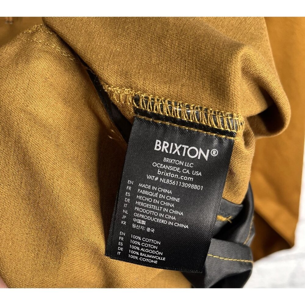 BRIXTON Men's Copper Breton Anorak Jacket NWT Medium - Picture 4 of 5